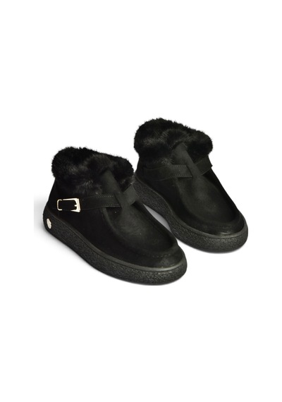 Fox Shoes Z380576302 Siyah Süet Yapay Kürklü Kadın Bot Fox Shoes Z380576302 Siyah Süet Yapay Kürklü Kadın Bot