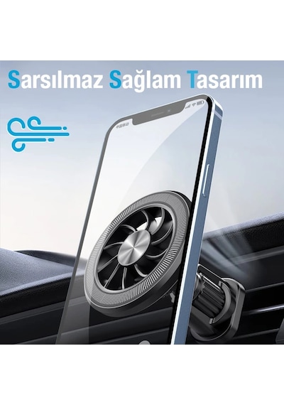 Ally Ml-216 Magsafe Araç İçi Havalandırma Telefon Tutucu- 5775