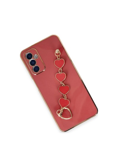 Cosmotex Newface Samsung Galaxy Uyumlu  A14 4g Kılıf Esila Silikon - Kırmızı