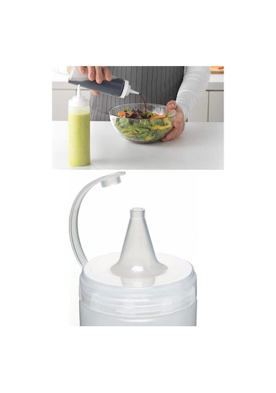 2 Adet Sos Şişesi 700 Ml Plastik Yağlık Sirkelik Ketçap Mayonez Sızdırmaz Sosluk Yağdanlık,bpa Şeffaf