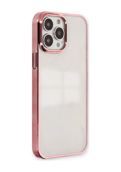 Apple Uyumlu iPhone 14 Pro Max Uyumlu Kılıf Element Silikon - Pembe