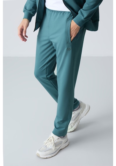Tommy Life Orman Yeşili Pamuklu Kalın Yumuşak Dokulu Comfort Fit Basic Erkek Eşofman Takım - 85260 Yeşil