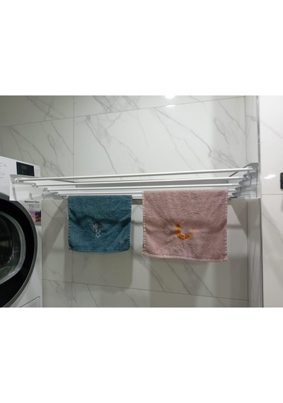 Alimünyum Petek,cam Balkon Kurutmalık 75cm Beyaz