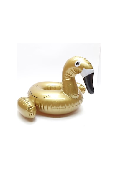 Flamingo Bardak Tutucu - Şişme Bardaklık - 1909045-Rosegold Çok Renkli