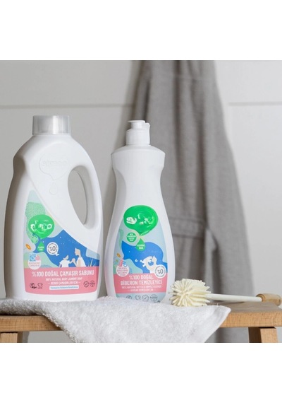 Mey İthalat %100 Doğal Baby Çamaşır Sabunu 1000 Ml Çok Renkli