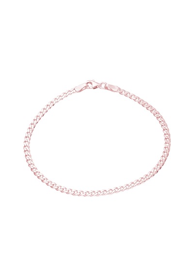 Glorria Gümüş Rose Gurmet Zincir Bileklik Bronz