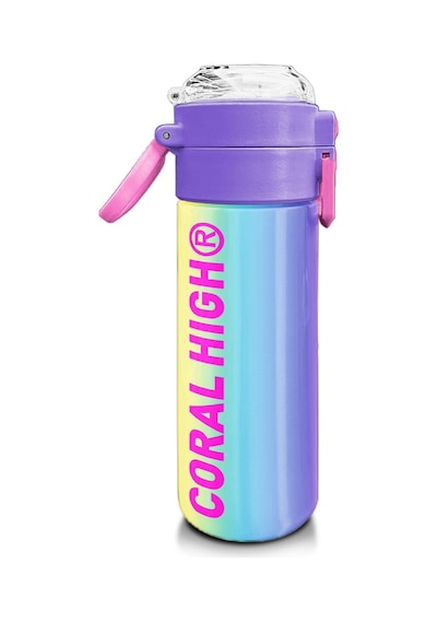 Coral High Kids Renk Geçişli Pipetli Ve Direkt İçim Çelik Termos 500 Ml 31868 Çok Renkli