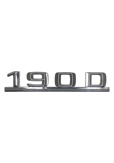 Mercedes W124 İçin 190 D Bagaj Yazısı Oem:a2018170515