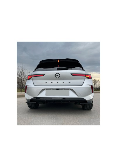 Opel Astra L 2020+ Arka Difüzör Piano Black Abs
