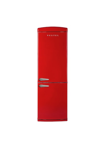 Vestel Retro NFK37211 KIRMIZI 330 L No-Frost Buzdolabı