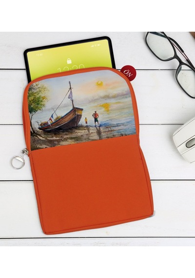 Bk Gift Suluboya Tasarımlı Taşınabilir Koruyucu Tablet Kılıfı & O (531953026)