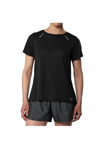 Mizuno Dryaeroflow Kadın Tişört Siyah Çok Renkli