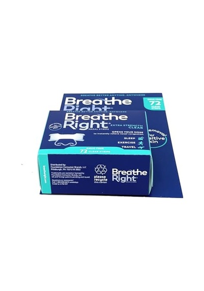Breathe Right Extra Strength Burun Bandı Şeffaf Renk 72 Adet Erkek