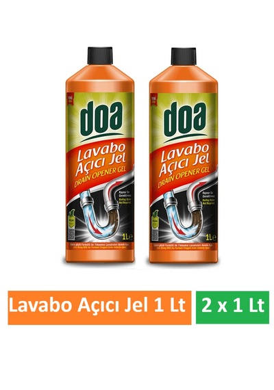 Doa Lavabo Açıcı Jel 1 Lt X 2 Adet