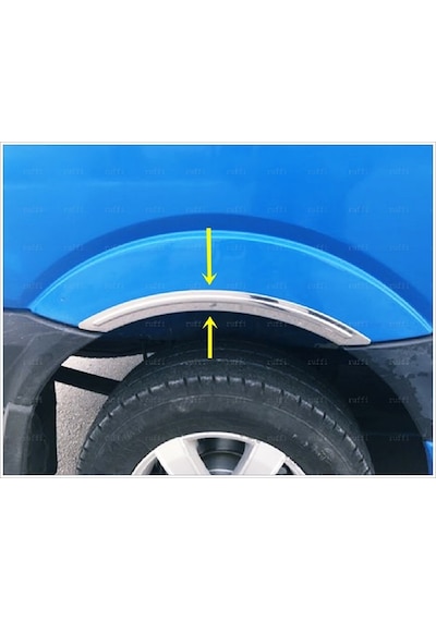 Vw Crafter Krom Çamurluk Nikelajı 4 Prç 2006-2016 Arası P.Çelik