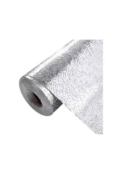 Mutfak Tezgah Üstü Çekmece Içi Folyo Kaplama Gümüş Yapışkanlı 10 Metre X 40 Cm Kolay Silinir Lüx Mod