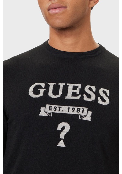 Guess Erkek Kazak M5yr00 Z0122 Jblk Siyah Siyah