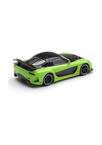 Bezos 1/64 Mazda Rx-7 Veilside Fortune7 Green Nxrlvng