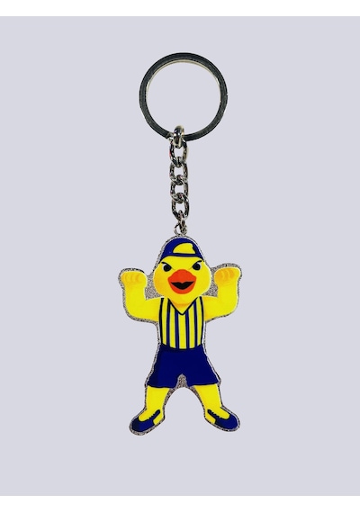 Yellow Maskot Metal Anahtarlık Çok Renkli