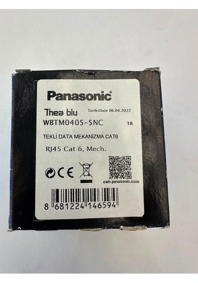 Thea Blu Tekli Nümeris Cat6 Mekanizma Wbtm0405-5nc