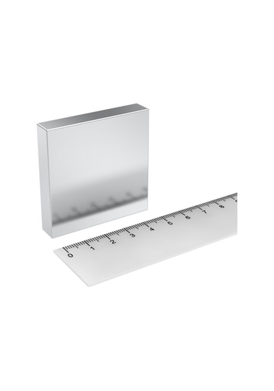 Çok Güçlü Büyük Neodyum Mıknatıs 50mm X 50mm X 10mm