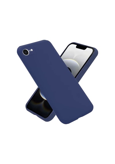 Newface Apple İphone 16e Kılıf First Silikon - Lacivert