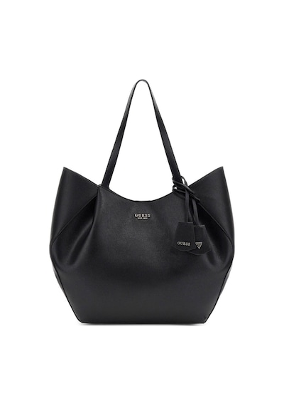 Guess Kadın İç Çantalı Tote Çanta Seti - Siyah Siyah