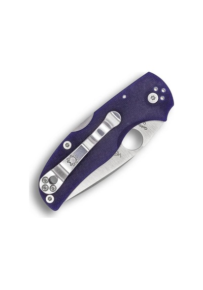 Spyderco Native 5 Dark Blue G-10 Cpm S110v Plainedge Kamp Çakı Mavi