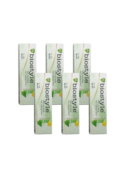 Biostyle Bitki Özlü Argan Ve Keratin 6.22 Patlıcan Moru 6 Adet 60 Ml Saç Boyası Oksidansız