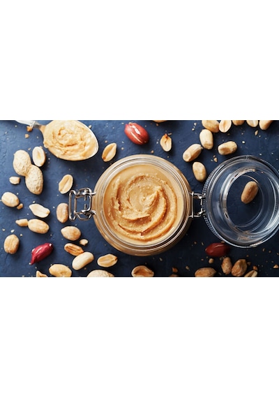Laçoko Kişiye Özel Şekersiz Saf Katkısız Fıstık Ezmesi Glutensiz Vegan Doğal Çifte Kavrulmuş Parçacıklı Extra Crunchy Yer Fıstığı Ezmesi 1 KG
