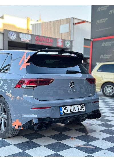 Vw Golf 8 Spoiler--- Fibersan Tuning