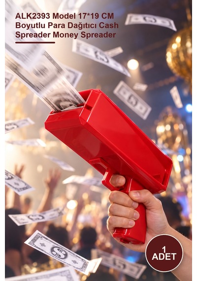 1 Adet Para Saçma Makinası Alk2393 Model 17 19 Cm Boyutlu Para Dağıtıcı Cash Spreader Money Spreader