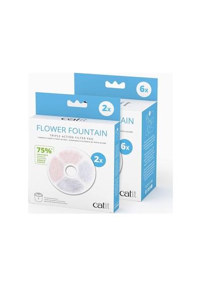 Catit Triple Action Filtre Çerçevesiz, Catit Çiçek Çeşmesi İçin Filtre, 2'li Paket Diğer
