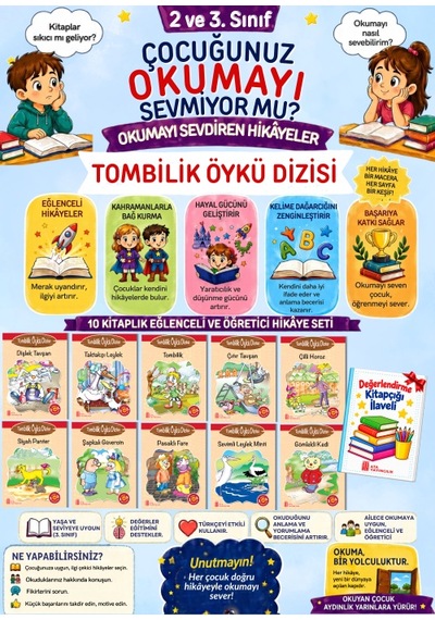 3.sınıflar İçin Öğretmen Tavsiyeli En Güzel Okuma Kitabı 10'lu