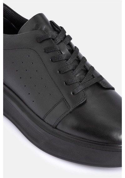 Süvari Siyah Sneakers Ayakkabı-33718 Siyah