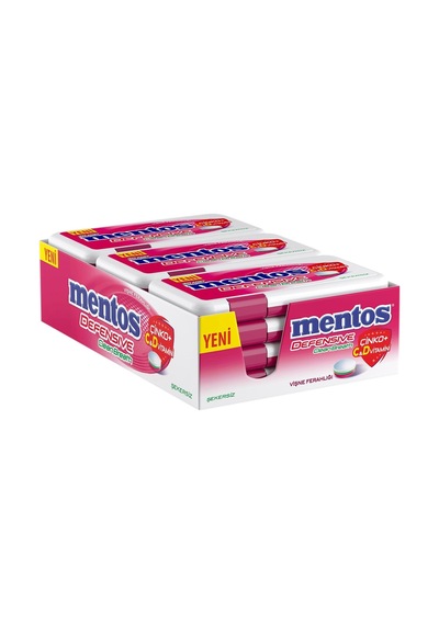 Mentos Cleanbreath 21 G Çinko+c&d Vitaminli Nane Şekeri 5'li Avantaj Paketi - 5 Adet Tarı