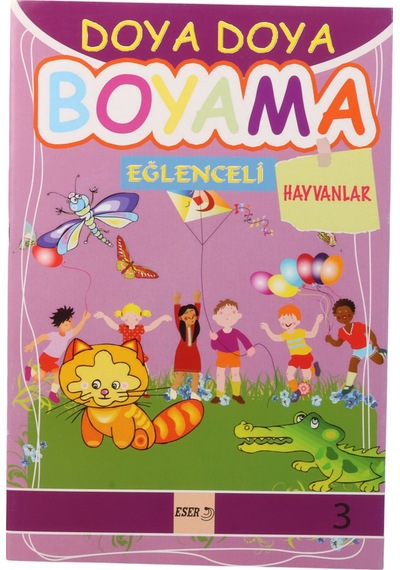 Eğitici Çocuk Boyama Kitapları 4'lü Set