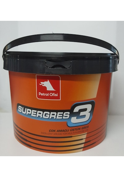 Petrol Ofisi Süper Gres 3 Sarı Rulman Gresi 4 KG