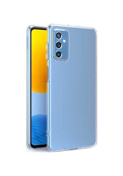Samsung Galaxy Uyumlu M52 Kılıf Ultra Ince Esnek Süper Silikon 0.3mm R91346:şeffaf