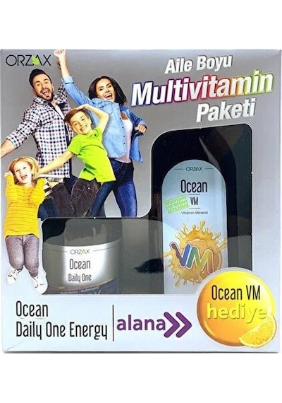 Ocean Daily One Energy Vitamin 30 Tablet + Vm 150 ML Hediye