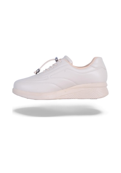 Elmisa 059 Krem Kadın Casual Ayakkabı Krem