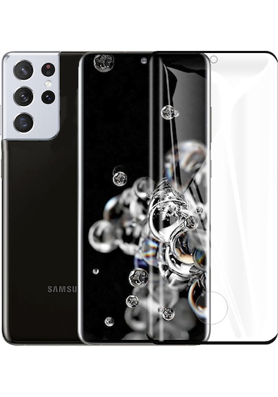 Galaxy S21 Ultra Zore Süper Pet Ekran Koruyucu Jelatin