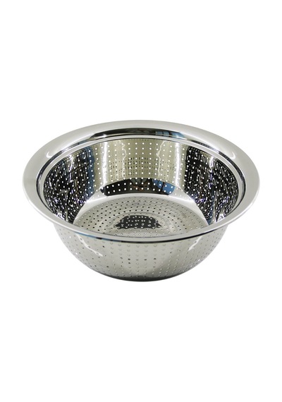 Lunaev 30 Cm Metal Sepet Süzgeç Kulpsuz Açık Camgöbeği