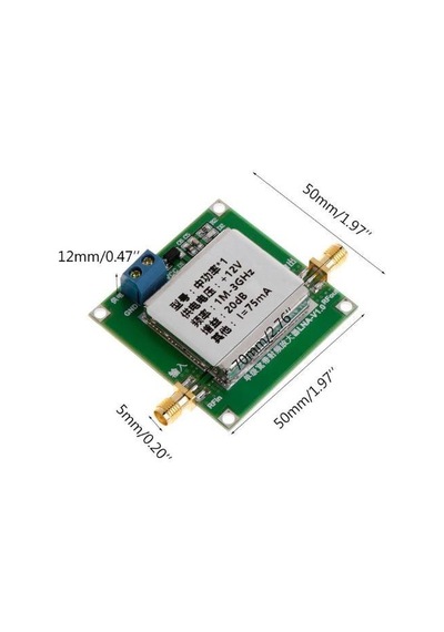 1-3000MHz 20dB LNA RF Geniş Bant Amplifikatör Modülü