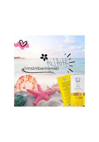 50 Spf Güneş Kremi, Çocuklar İçin 50 Adet Paket