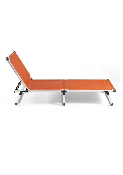 Missidea Alüminyum Katlanır Ve Taşınır Şezlong Orange Turuncu