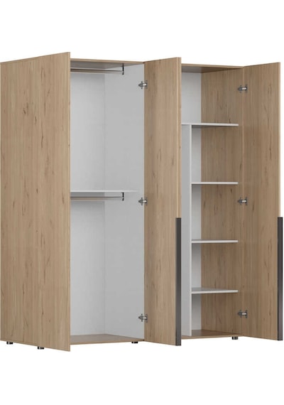 Oryana 4 Kapaklı Gardırop - Florida Meşe 180x210x62 Cm Oryana 4 Kapaklı Gardırop - Florida Meşe 180x210x62 Cm