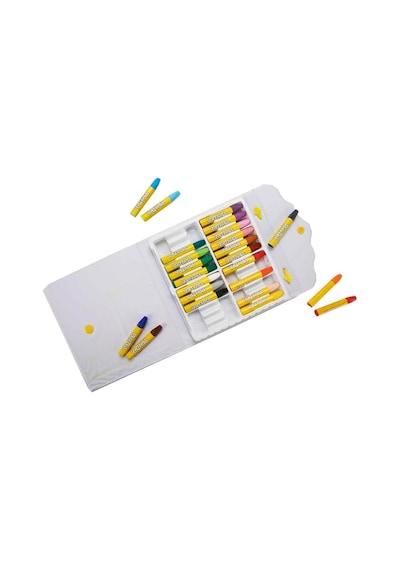 Pastel Boya Çantalı 24 Renk Antik Beyaz