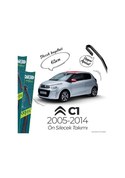 Citroen C1 Muz Silecek Takımı 2005-2013 Hc Cargo-