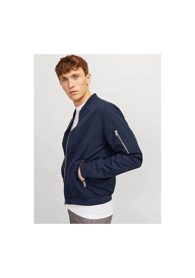 Jack & Jones Jack&jones 12165203 Jjerush Bomber Noos Navy Blazer Erkek Ceket Lacivert